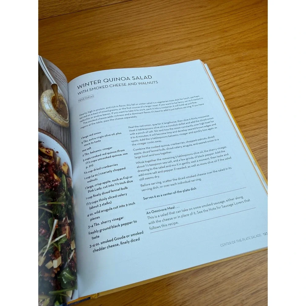 W. W. NORTON Vegan Vegetarian Omnivore Cookbook Anna Thomas Hardcover